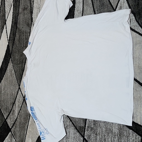 VINTAGE SOUTHPOLE RAISED LOGO MCMXCI WHITE CREW-NECK TEE-SHIRT - Picture 10 of 16